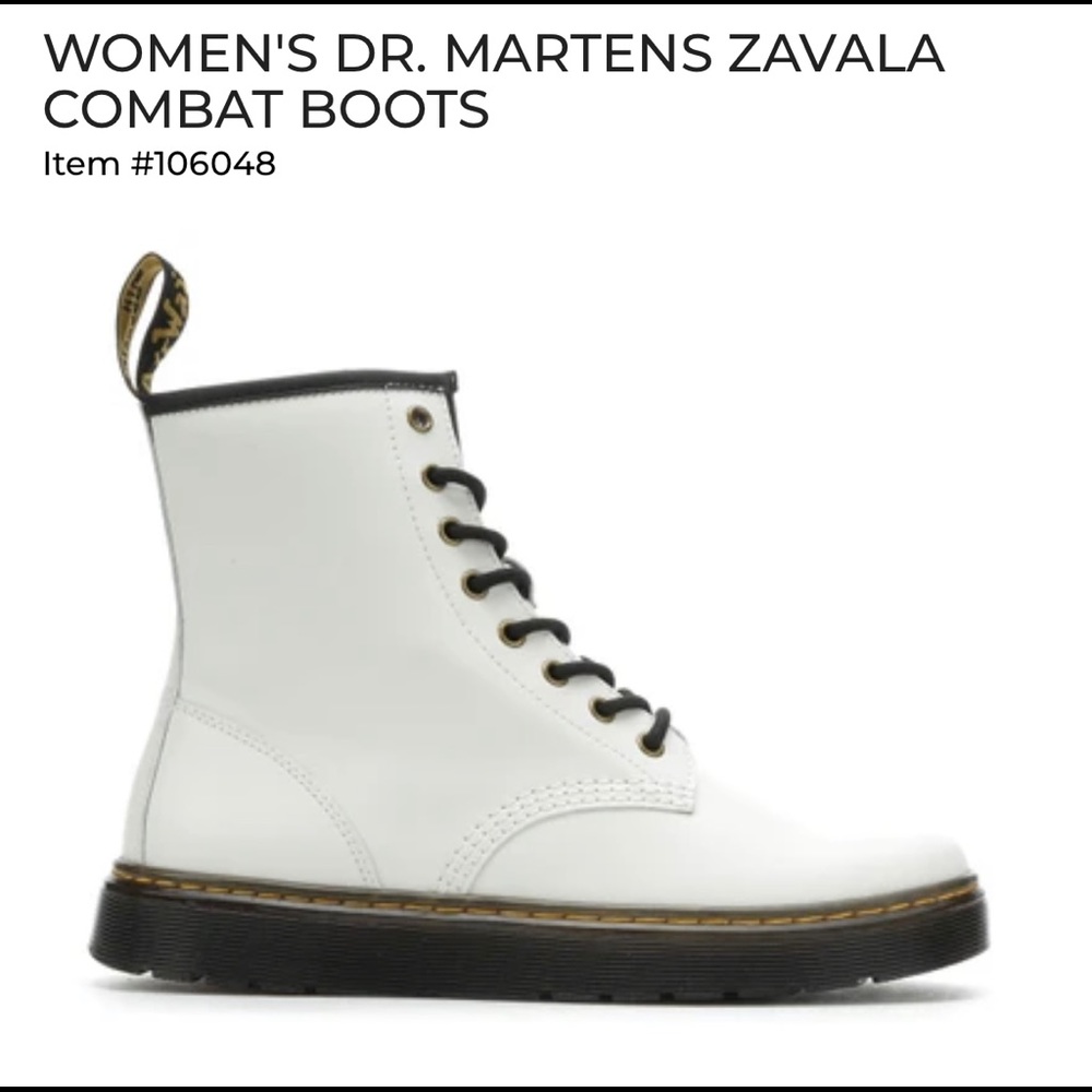 Woman’s size 7 Dr Marten combat boot (worn twice)